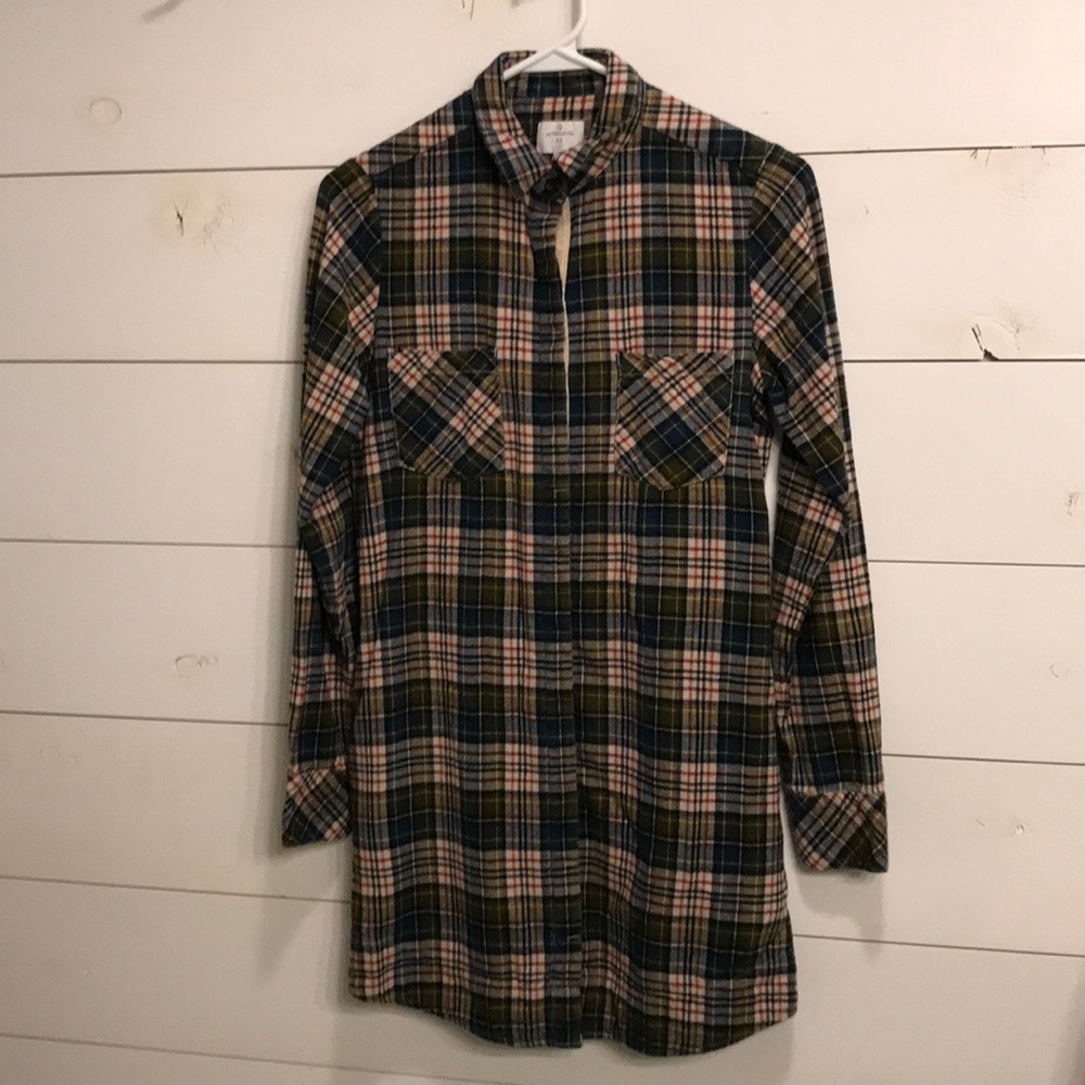 Cozy Alternative Flannel Shirtdress